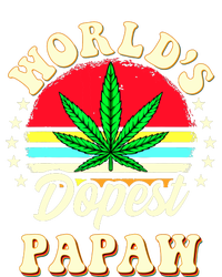 Funny 420 Weed Pot Vintage Matching Worlds Dopest Papaw T-Shirt