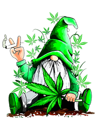 Funny Gnome Pot Leaf 420 Marijuana Weed Cannabis Smoking Kids Long Sleeve Shirt