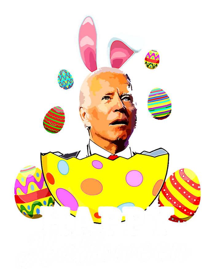 Funny Joe Biden Happy Halloween Confused Easter Biden Bunny Impact Tech Backpack