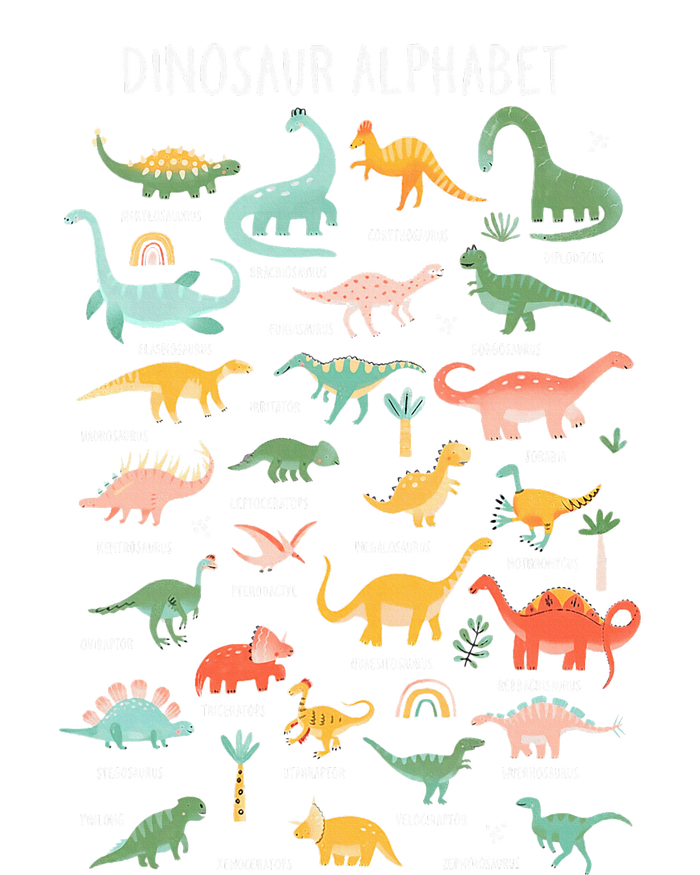 Back To School Types Of Dinosaurs Alphabet Identification Sustainable Beanie