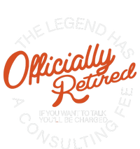 The Legend Officially Retired Womens CVC Long Sleeve Shirt