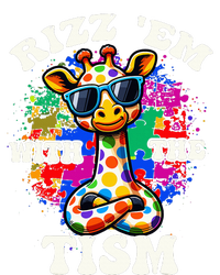 Autism Funny Rizz Em With The Tism Meme Autistic Giraffe Metallic Star Ornament