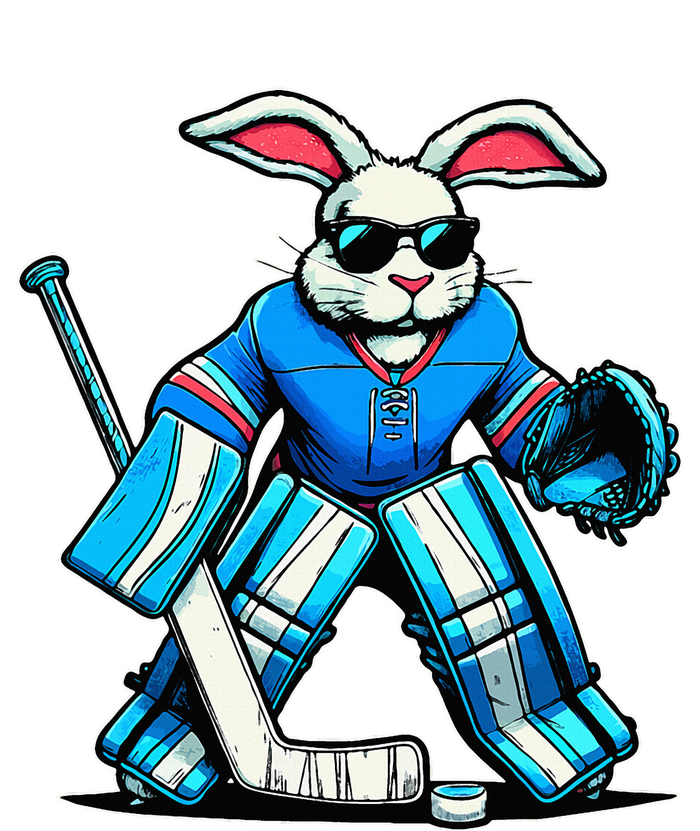 Hockey Goalie Easter Bunny Eggs T-Shirt