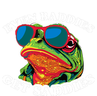 Funny Even Baddies Get Saddies Frog T-Shirt