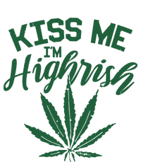 Kiss Me Im Highrish St Patricks Day Weed Marijuana 420 Sustainable Bucket Hat