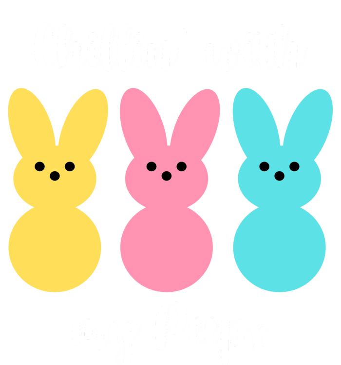 Chillin With My Peeps Easter Bunny Funny Cute T-Shirt