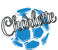 Cool Retro Charlotte Soccer Ball Tall Sweatshirt