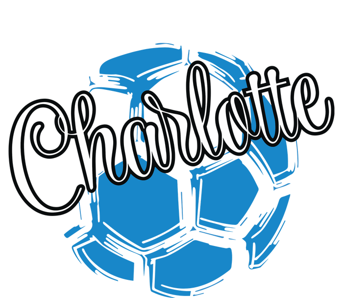 Cool Retro Charlotte Soccer Ball Tall Sweatshirt