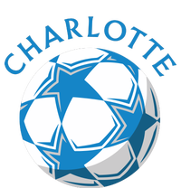 Cool Charlotte Soccer Football Sustainable Knit Beanie