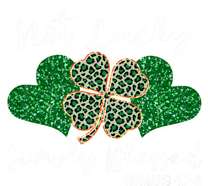 Not Lucky Simply Blessed Christian St Patricks Day Irish Zip Tote Bag