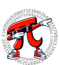 Funny Pi Symbol Dabbing Pi Day Pi Math Performance Fleece Hoodie