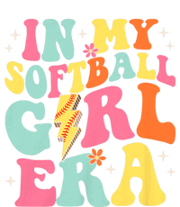 In My Softball Girl Era Retro Groovy Softball Girl Kids Hoodie