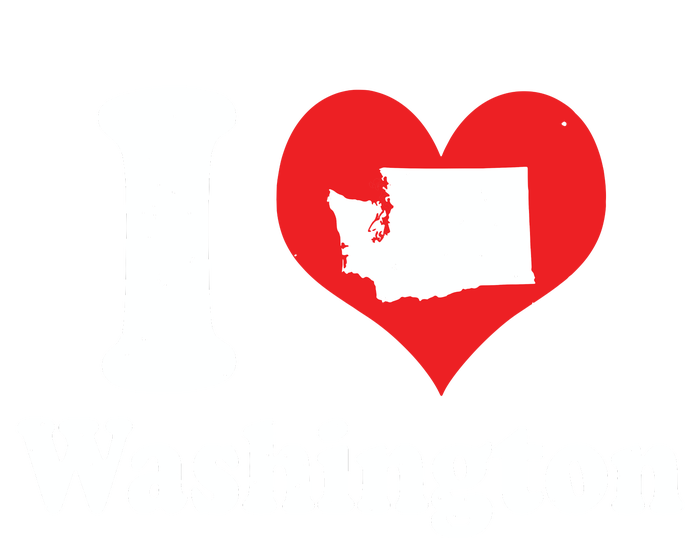 Us Proud Citizen America Love State I Heart Washington High Crown Mesh Back Trucker Hat