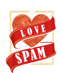 Funny I Heart Love Spam Canned Cooked Pork Food Lover Spam Womens Cotton Relaxed Long Sleeve T-Shirt