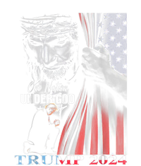 American Flag One Nation Under God Trump 2024 God Gift Button