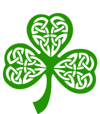 Celtic Knot Irish Shamrock Leaf Clover St Pats Day Magnet