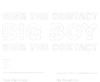 Sign The Contract Big Boy Funny Boxer Box Boxing Event 2024 Women's Knotted Racerback Tank