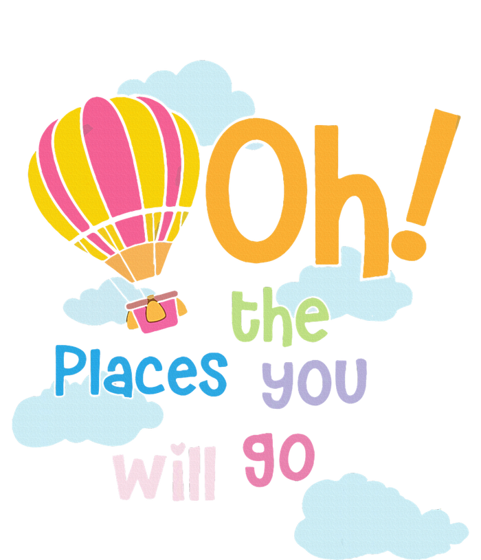 Hot Air Balloon Oh The Places You’Ll Go When You Read T-Shirt