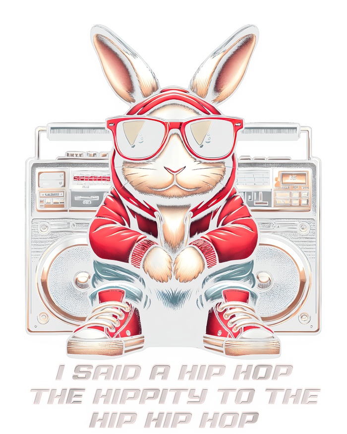 Sunglass Bunny Hip Hop Hippity Easter Toddler Sweatshirt