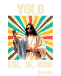 Yolo Lol Jk Brb Jesus Funny Easter Christians Resurrection Women's V-Neck T-Shirt