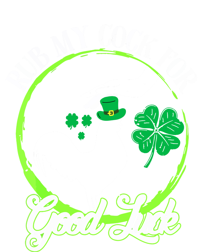 Rub My Cock For Good Luck St Patricks Day Irish Shamrock Zip Tote Bag