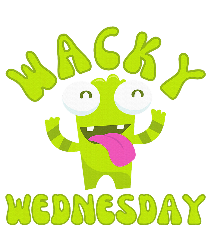 Wacky Wednesday Funny Green Ogre Mismatch Toddler Sweatshirt