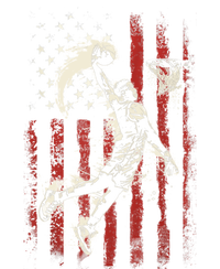 Patriotic Basketball 4th Of July Usa American Flag Cooling Performance Long Sleeve Crew