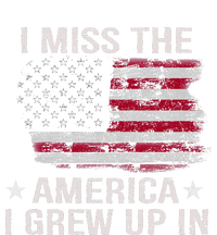 I Miss The America I Grew Up In Vintage American Usa Flag T-Shirt