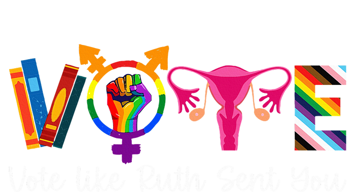 Vote Like Ruth Sent You Uterus Feminist Lgbt Baby Bodysuit