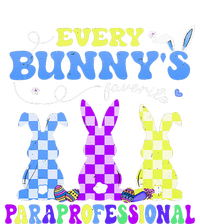 Every BunnyS Favorite Paraprofessional Groovy Easter Rabbit Tall T-Shirt