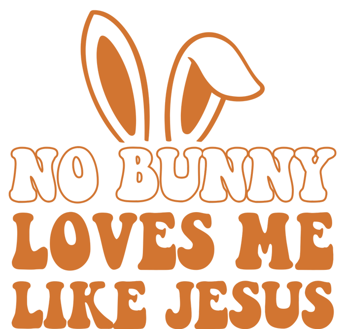 No Bunny Loves Me Like Jesus Easter Bunny PosiCharge RacerMesh Polo