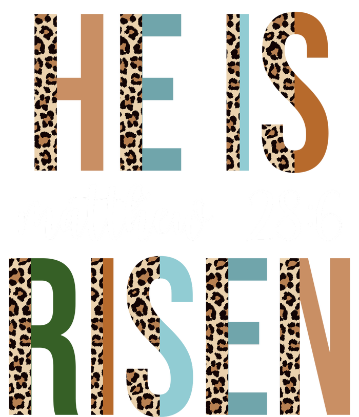 He Is Risen Matthew Bible Verse Sustainable Beanie