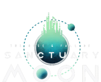 Sanctuary Moon Murderbot Funny Moon Space Science Fiction T-Shirt