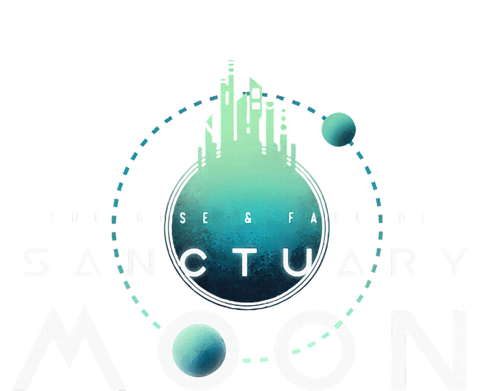 Sanctuary Moon Murderbot Funny Moon Space Science Fiction T-Shirt