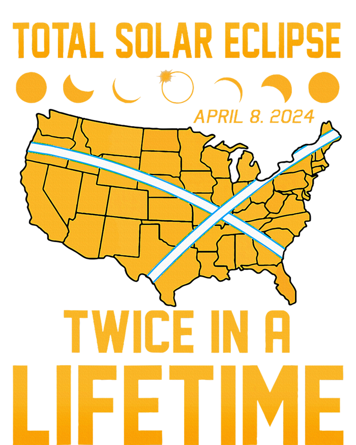 Total Solar Eclipse April 8 24 Twice In A Lifetime Totality Kids Hoodie