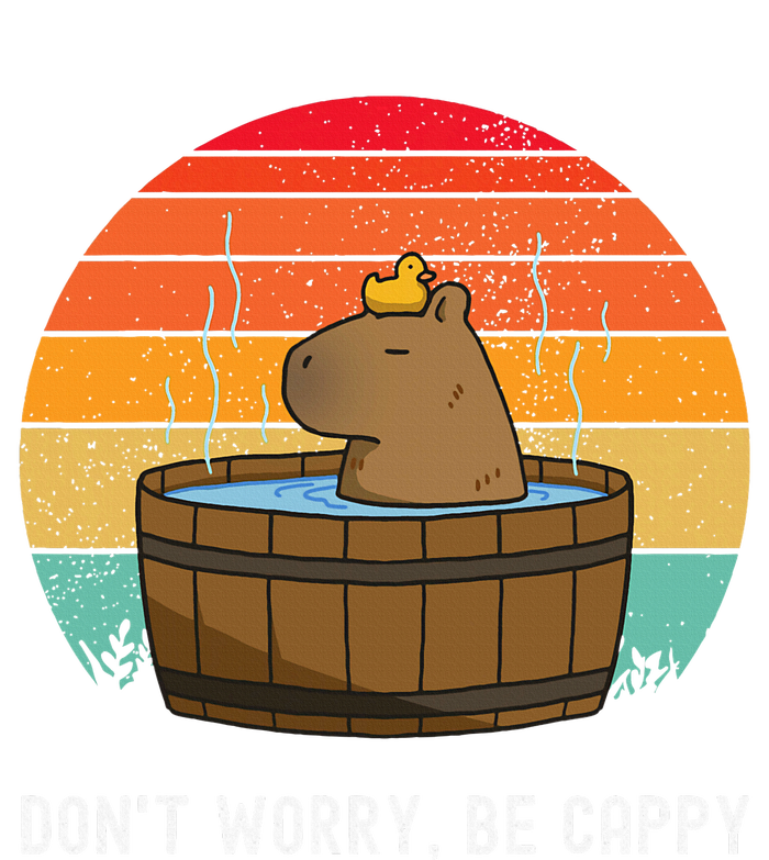 Retro Funny Capybara DonT Worry Be Capy T-Shirt