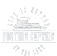 Pontoon Captain Life Is Better At The Lake Pontooning Boat Premium T-Shirt