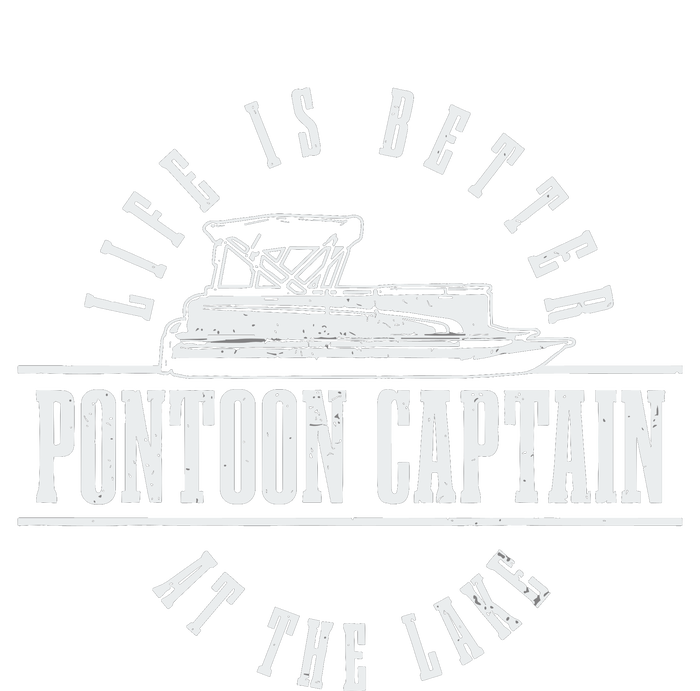 Pontoon Captain Life Is Better At The Lake Pontooning Boat Premium T-Shirt