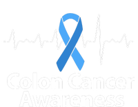 Colon Cancer Awareness Colorectal Cancer Month Striped Beanie with Solid Band