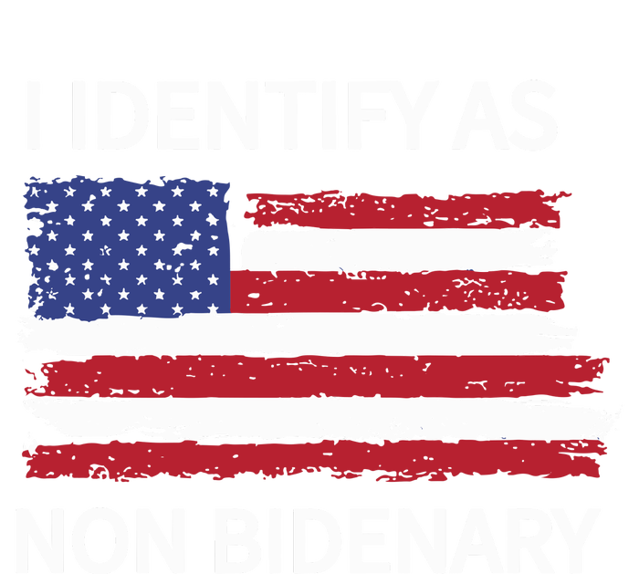 I Identify As Non Bidenary Tie Dye Hoodie