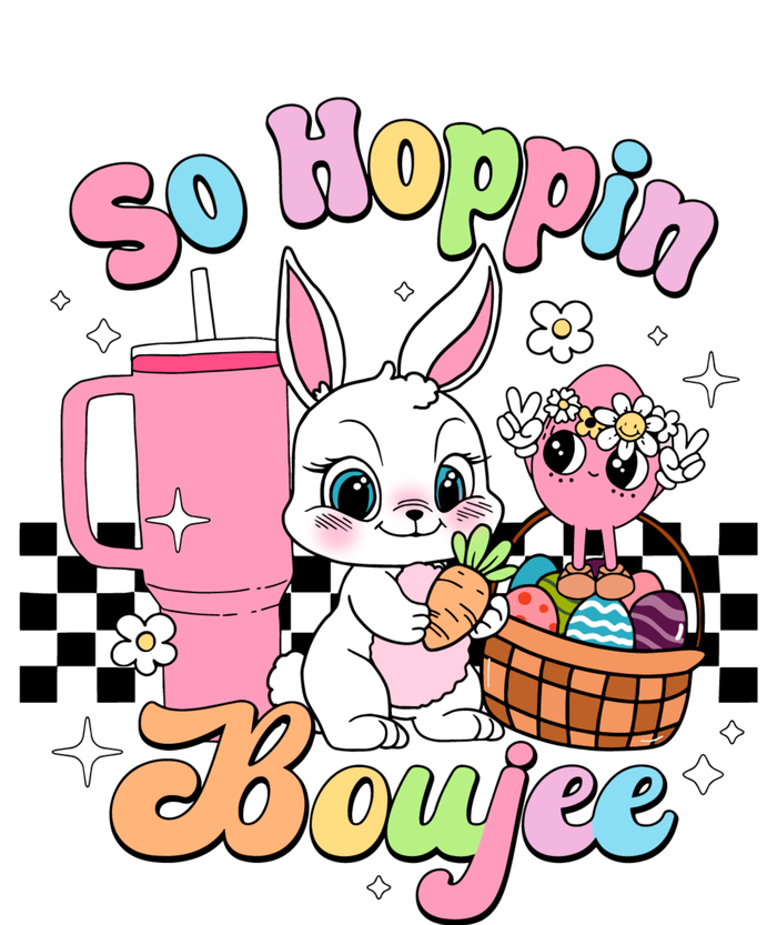 So Hoppin Boujee Cute Bunny Easter Day Easter Egg Women's Perfect Tri Rocker Tank