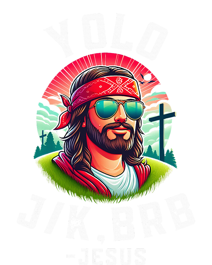 Yolo Jk Brb Jesus Funny Easter Resurrection Christians Toddler Sweatshirt