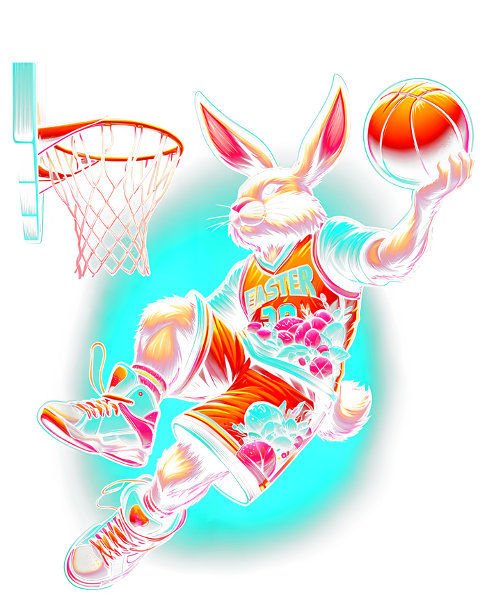 Dunk Easter Bunny Basketball Full Zip Hoodie