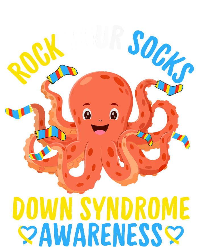 Down Syndrome Awareness Octopus Rock Your Sock Sweatshirt Cinch Pack Bag