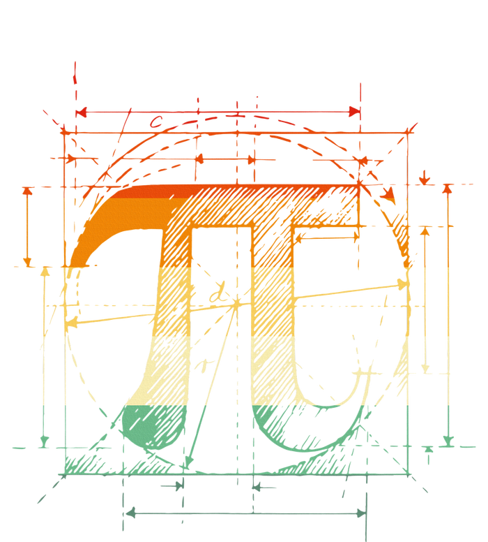 Pi Day Pi Symbol Funny Math Teacher T-Shirt