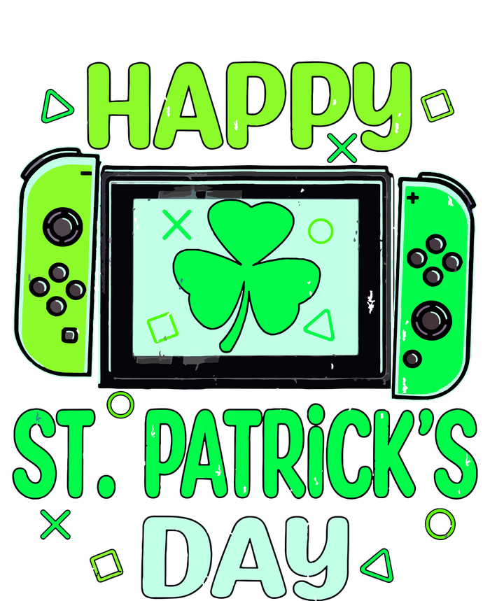 Video Gamer Shamrock Happy St Patricks Day Go Lucky T-Shirt