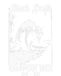 Black Death European Plague Rat Medieval History Goth T-Shirt