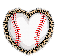 Cute Baseball Heart Baseball Lover Tie-Dye T-Shirt