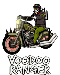 Motorcycle Drag Racing Voodoo Bike Rider Premium T-Shirt