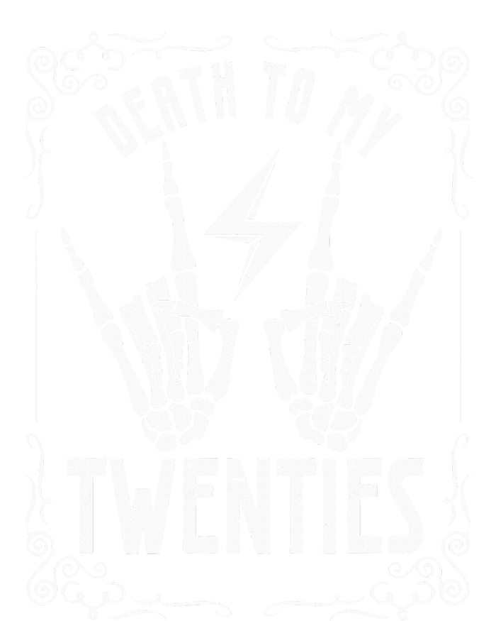 Death To My Twenties 20s 30th Birthday 30 Years Old Skeleton Tall T-Shirt